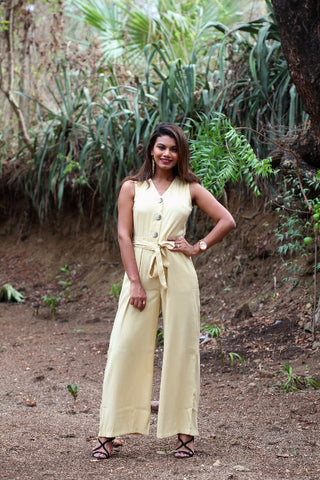 Culotte Jumpsuit - Mint Green