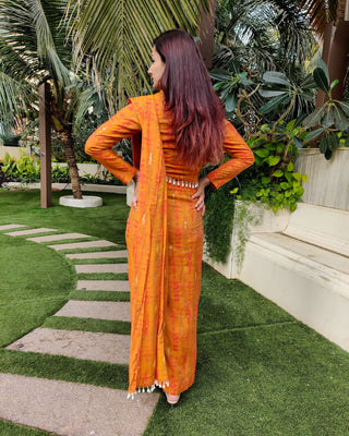 Seashell Satika - Mustard TieDye