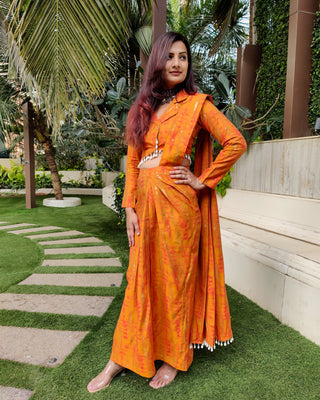 Seashell Satika - Mustard TieDye