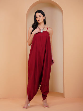 Achkan Nirvaana Floral Maroon
