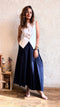 White & Blue