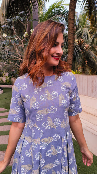 Floral Pleated Dress