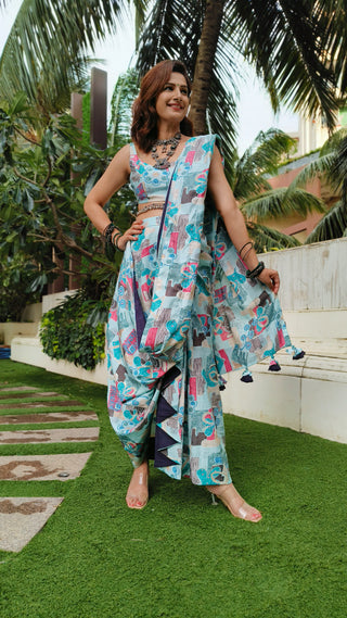 Satika - Abstract Mint Green