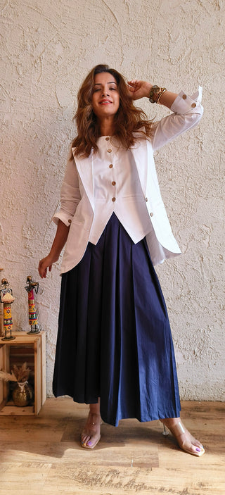 Lady Lead - White & Blue