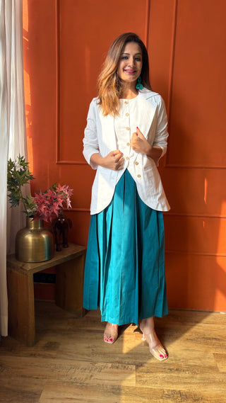 Lady Lead - White & Teal