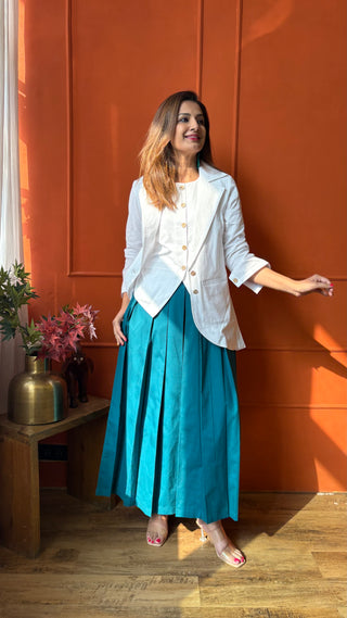 Lady Lead - White & Teal