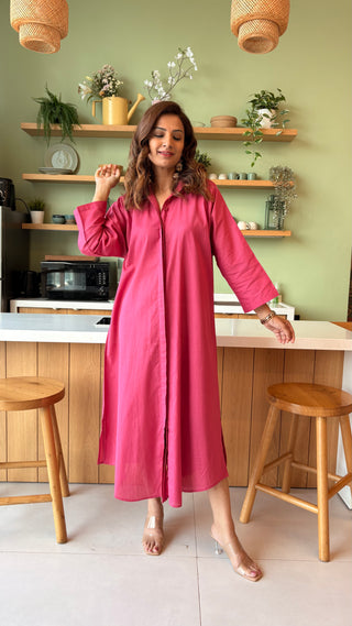 The Drift Dress - Hot Pink