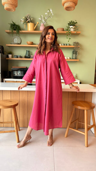 The Drift Dress - Hot Pink