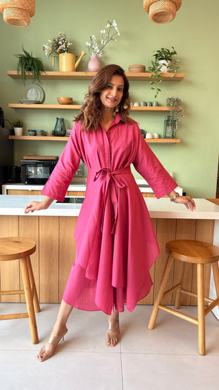 The Drift Dress - Hot Pink
