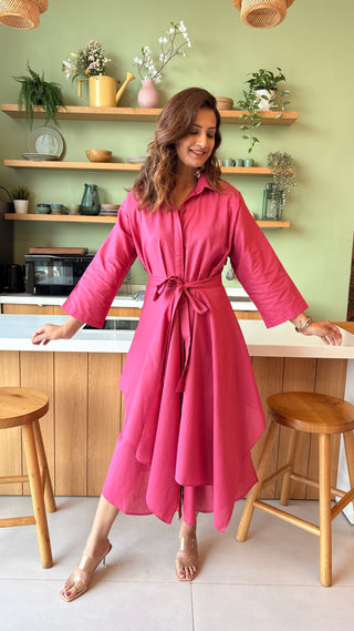The Drift Dress - Hot Pink