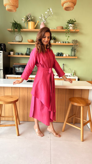 The Drift Dress - Hot Pink