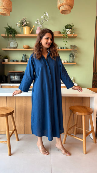 The Drift Dress - Blue