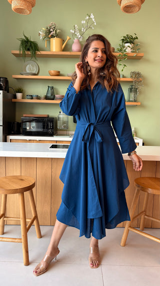 The Drift Dress - Blue