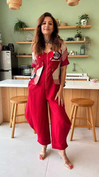 Urban Achkan Red