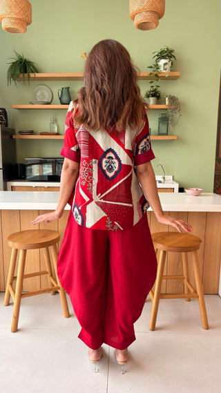 Urban Achkan Red