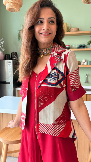 Urban Achkan Red