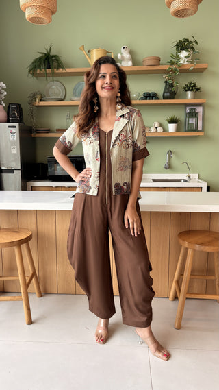 Urban Achkan Beige Foil