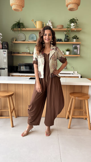 Urban Achkan Beige Foil