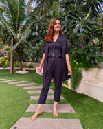 Load image into Gallery viewer, BLACK LONG JACKET CO ORD WITH VESTCOAT &amp; PANTS
