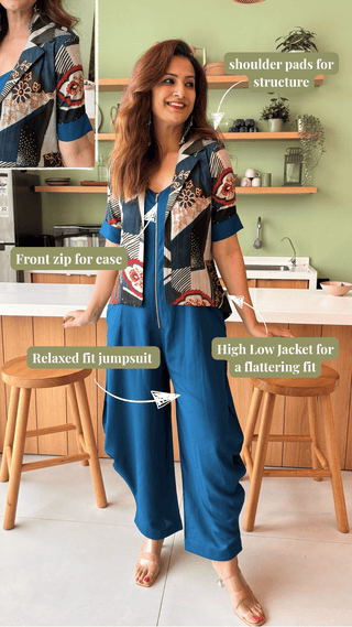 Urban Achkan Navy