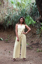 Load image into Gallery viewer, MINT GREEN SLEEVELESS CULOTTE JUMPSUIT
