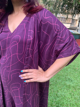 Cape Of Hope Jacket with Sleeve - Purple