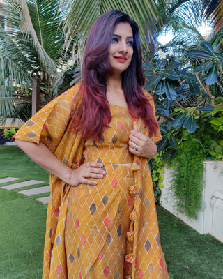 Geometric High - Mustard