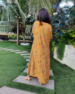 Geometric High - Mustard