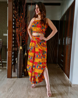 Geometric High - Orange