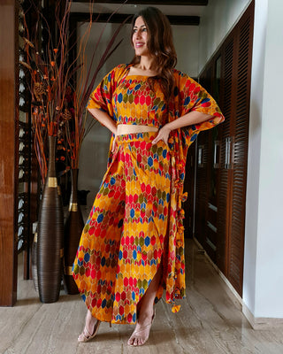 Geometric High - Orange