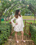 Load image into Gallery viewer, NATURAL PURE LINEN MID DRESS
